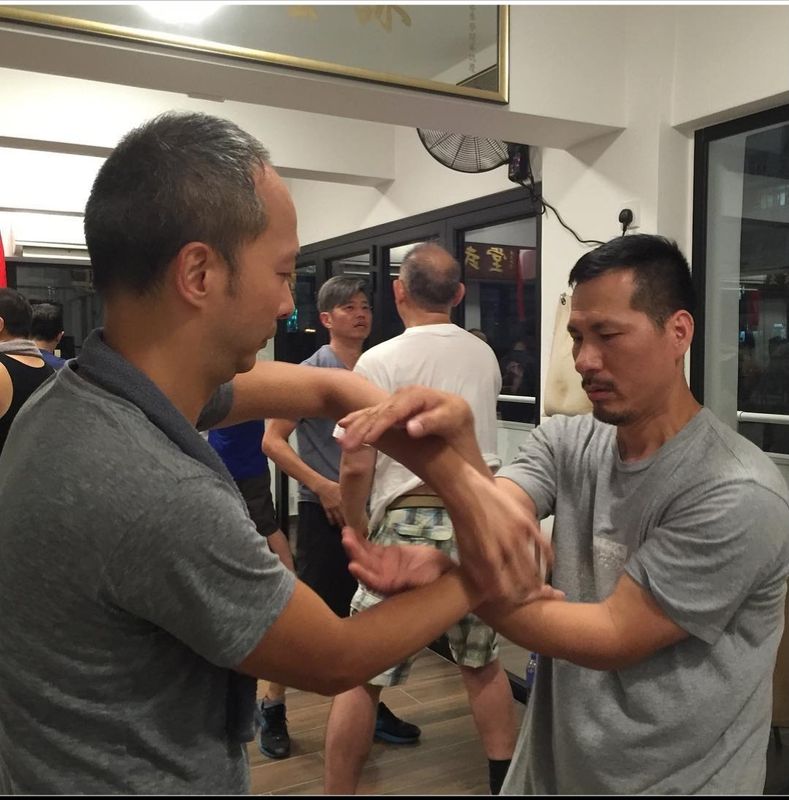 Sifu Wong Kin Wai instructing Ving Tsun