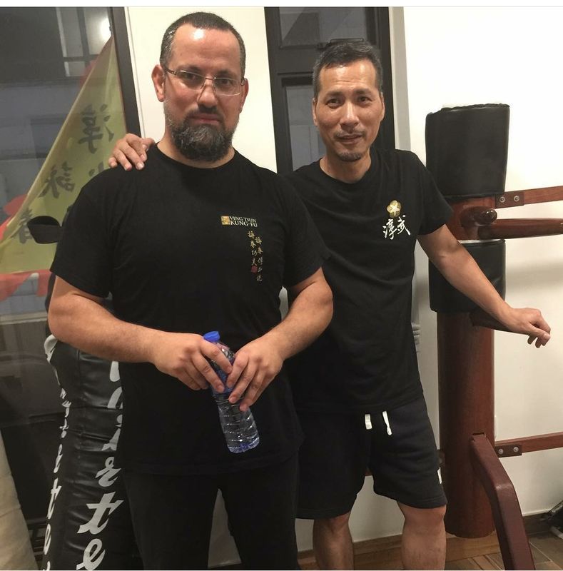 Sifu Wong Kin Wai instructing Ving Tsun
